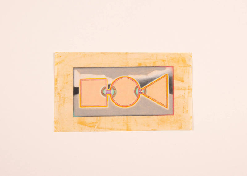 Untitled (Peach-colored Square, Circle)