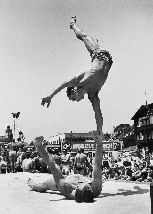 Handstand, Muscle Beach, Santa Monica, California