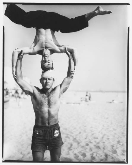 Headstand, Muscle Beach, Santa Monica, California