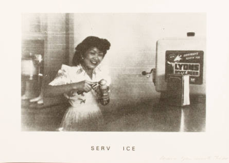 Untitled (SERV ICE) from the "Way in Way Out" Portfolio
