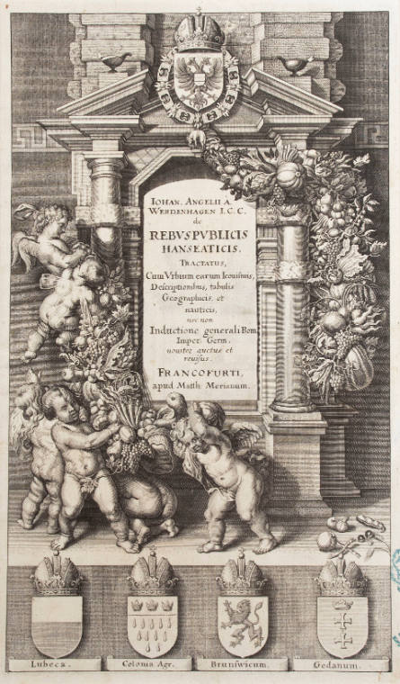 Title page to De Rebus Publicis Hanseaticis