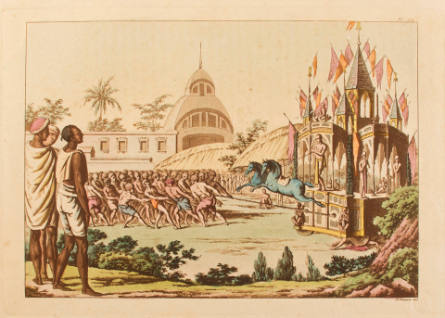 Rath Yatra from Guilio Ferrario, Il Costume antico e moderno, Asia, Vol. II, No. 24, 1816