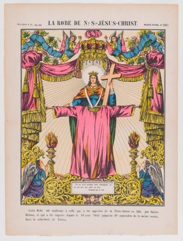 La Robe de N.-S. Jésus-Christ, number 1851 from Imagerie d'Epinal