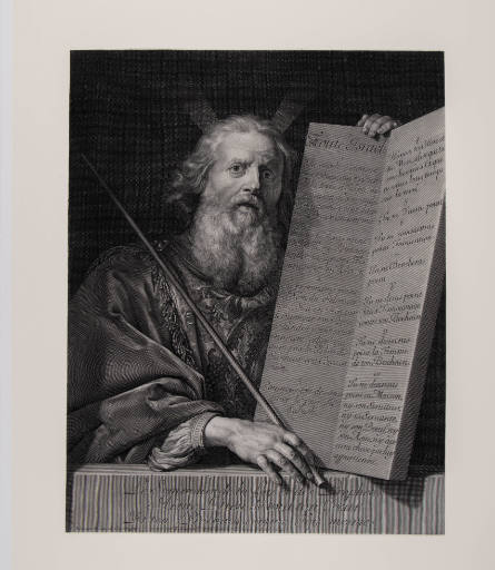 Moses with the Tablets of the Law, after Philippe de Champagne