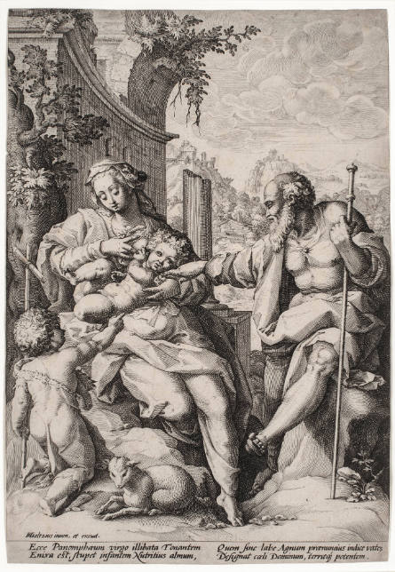 The Holy Family with Saint John