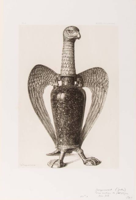 Porphyry Vase with Eagle Head, from Les Gemmes et joyaux de la couronne [The Gems and Crown Jewels], vol. 1 