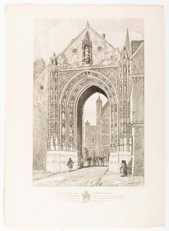 Norwich, Erpingham Gate, plate 56 from A Series of Etchings Illustrative of the Architectural Antiquities of Norfolk