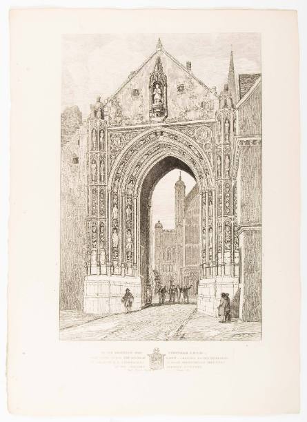 Norwich, Erpingham Gate, plate 56 from A Series of Etchings Illustrative of the Architectural Antiquities of Norfolk