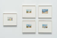 Installation view of "Ellsworth Kelly: Postcards," Blanton Museum of Art, The University of Tex…