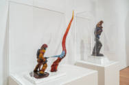 Installation view of "Border Vision: Luis Jiménez’s Southwest," Blanton Museum of Art, The Univ…