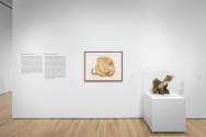 Installation view of "Border Vision: Luis Jiménez’s Southwest," Blanton Museum of Art, The Univ…