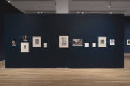 Installation view of "After Michelangelo, Past Picasso: Leo Steinberg’s Library of Prints," Bla…