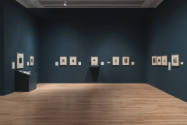 Installation view of "After Michelangelo, Past Picasso: Leo Steinberg’s Library of Prints," Bla…