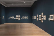 Installation view of "After Michelangelo, Past Picasso: Leo Steinberg’s Library of Prints," Bla…