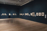 Installation view of "After Michelangelo, Past Picasso: Leo Steinberg’s Library of Prints," Bla…