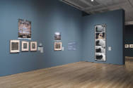 Installation view of "After Michelangelo, Past Picasso: Leo Steinberg’s Library of Prints," Bla…