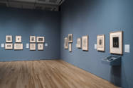 Installation view of "After Michelangelo, Past Picasso: Leo Steinberg’s Library of Prints," Bla…