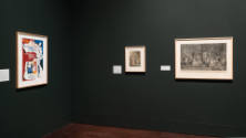 Installation view of "The Artist at Work," Blanton Museum of Art, The University of Texas at Au…