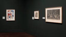 Installation view of "The Artist at Work," Blanton Museum of Art, The University of Texas at Au…