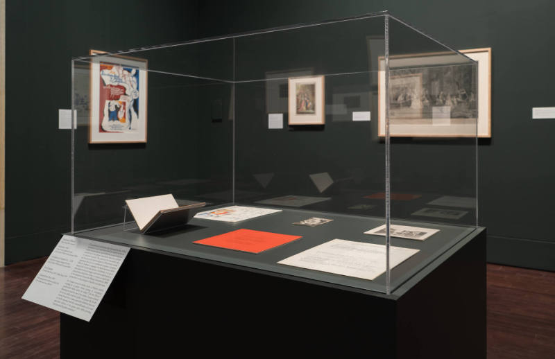 Installation view of "The Artist at Work," Blanton Museum of Art, The University of Texas at Au…