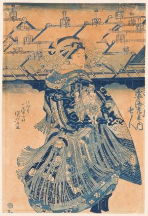 The Courtesan Shichinin of Sugataebi-ya