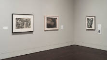 Installation view of "Charles White: Celebrating the Gordon Gift," Blanton Museum of Art, The U…