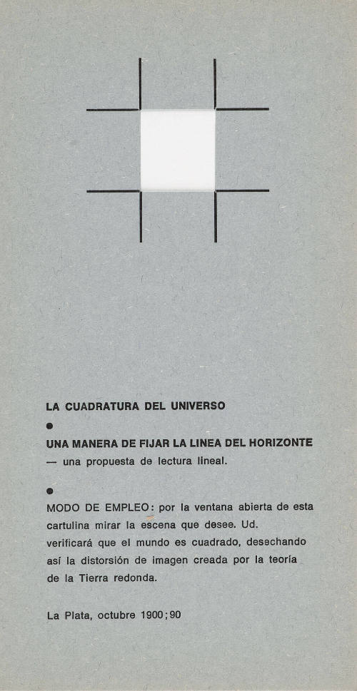 La cuadratura del universo [Squaring the Universe], from Múltiples Acumulados [Accumulated Multiples]