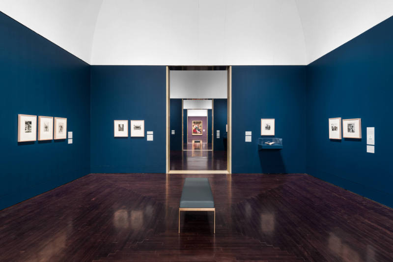 Installation view of "Framing Eugène Atget: Photography and Print Culture in Nineteenth-Century…