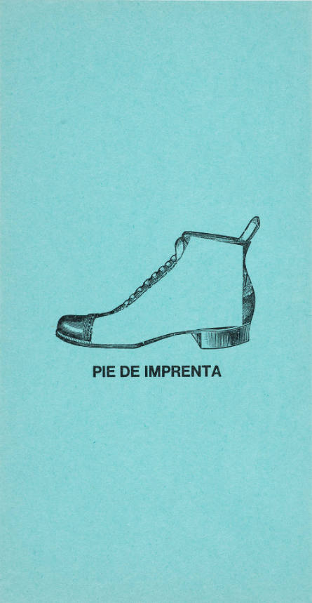 Pie de Imprenta [Imprint], from Múltiples Acumulados [Accumulated Multiples]