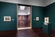 Installation view of "Illusion and Imagination: Pictorial Decorations for Architectural Spaces,…