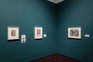 Installation view of "Illusion and Imagination: Pictorial Decorations for Architectural Spaces,…