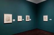 Installation view of "Illusion and Imagination: Pictorial Decorations for Architectural Spaces,…