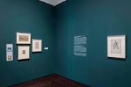 Installation view of "Illusion and Imagination: Pictorial Decorations for Architectural Spaces,…