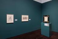 Installation view of "Illusion and Imagination: Pictorial Decorations for Architectural Spaces,…