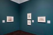 Installation view of "Illusion and Imagination: Pictorial Decorations for Architectural Spaces,…