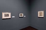 Installation view of "Dancing with Death," Blanton Museum of Art, The University of Texas at Au…