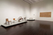 Installation view of "Moderno: Design for Living in Brazil, Mexico, and Venezuela, 1940–1978," …