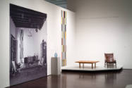 Installation view of "Moderno: Design for Living in Brazil, Mexico, and Venezuela, 1940–1978," …