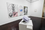 Installation view of "Paper and Performance: The Bent Page," Blanton Museum of Art, The Univers…