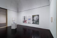 Installation view of "Paper and Performance: The Bent Page," Blanton Museum of Art, The Univers…