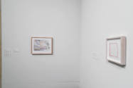 Installation view of "Paper and Performance: The Bent Page," Blanton Museum of Art, The Univers…