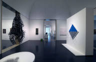 Installation view of "La línea continua: The Judy and Charles Tate Collection of Latin American…