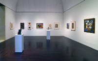 Installation view of "Cubism Beyond Borders," Blanton Museum of Art, The University of Texas at…