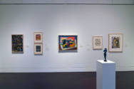 Installation view of "Cubism Beyond Borders," Blanton Museum of Art, The University of Texas at…