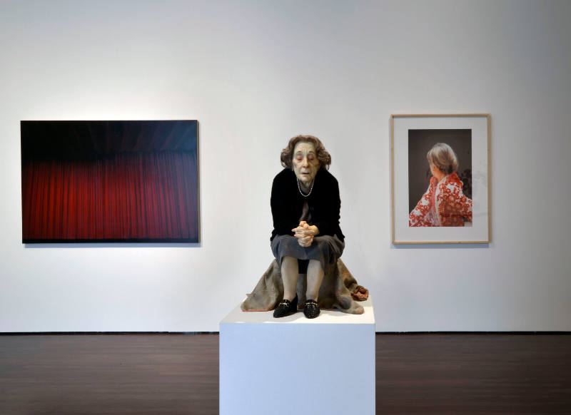 Installation view of "Lifelike," Blanton Museum of Art, The University of Texas at Austin, June…