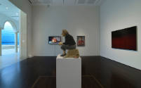 Installation view of "Lifelike," Blanton Museum of Art, The University of Texas at Austin, June…