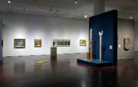 Installation view of "Through the Eyes of Texas: Masterworks from Alumni Collections," Blanton …