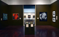 Installation view of "Through the Eyes of Texas: Masterworks from Alumni Collections," Blanton …