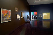 Installation view of "Through the Eyes of Texas: Masterworks from Alumni Collections," Blanton …