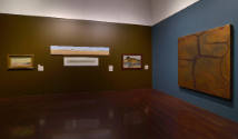 Installation view of "Through the Eyes of Texas: Masterworks from Alumni Collections," Blanton …